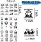 40 Pieces Christmas Nativity Stickers for Crafts Vinyl Christmas Stickers Waterproof Decals for Ornament Ball Wood Cup Glass Water Bottle Decoration (40 Pcs Black Nativity)